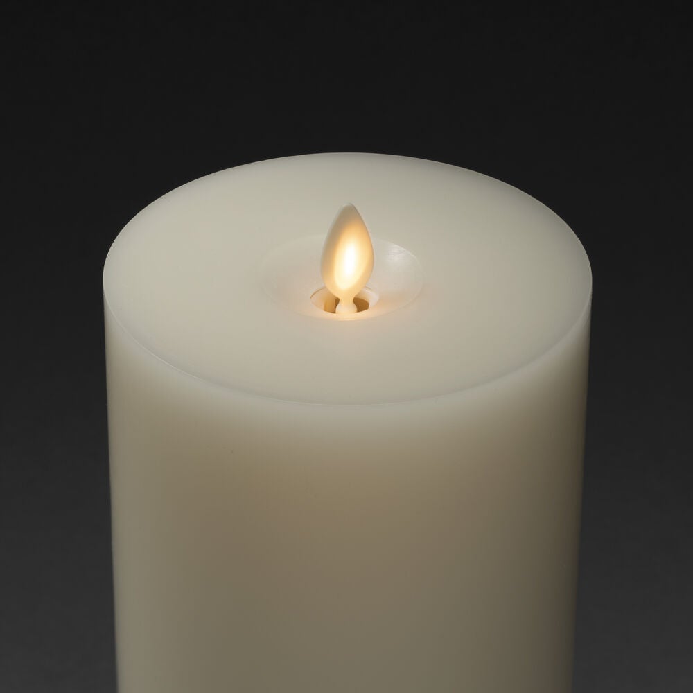 Wax Candle LED 9.6x 18.2cm B/O