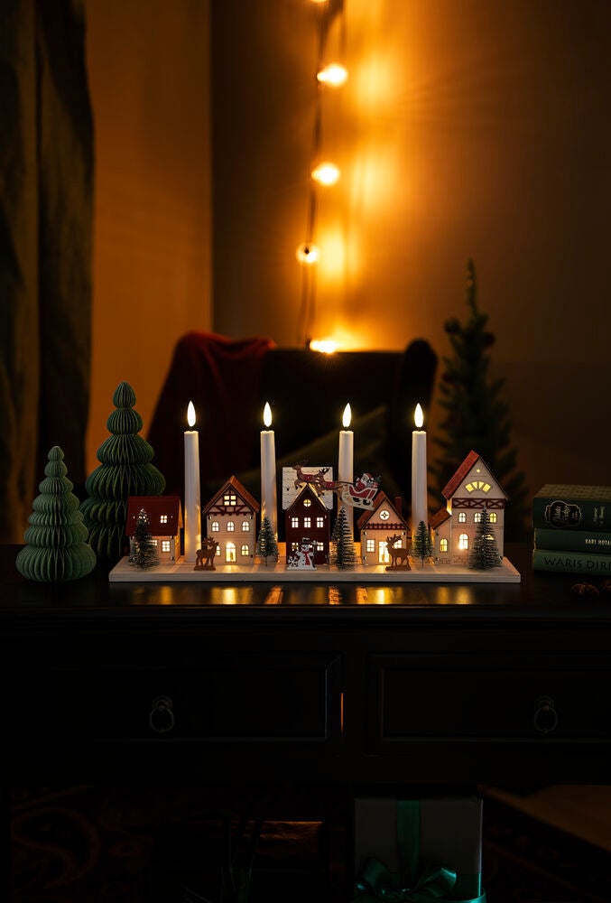 Silhouette Candlestick 4 LED