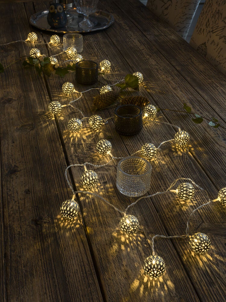 LED Dekolichterkette, weisse M