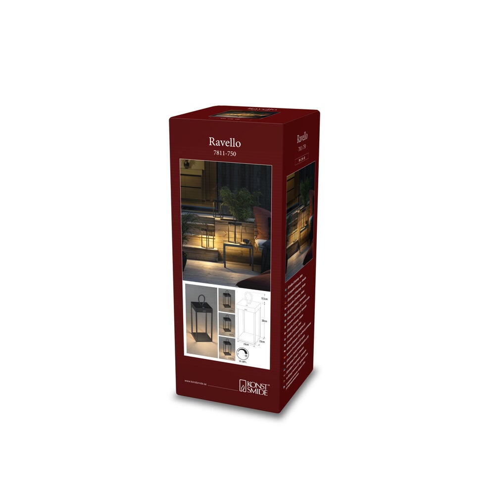 Ravello USB-Laterne klein schw