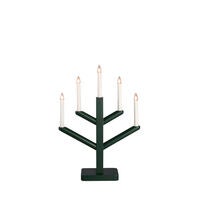 Holzleuchter Holz 5 Lampen Grü