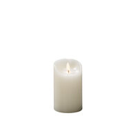 Vaxljus 7,5x12,7 cm LED vitt