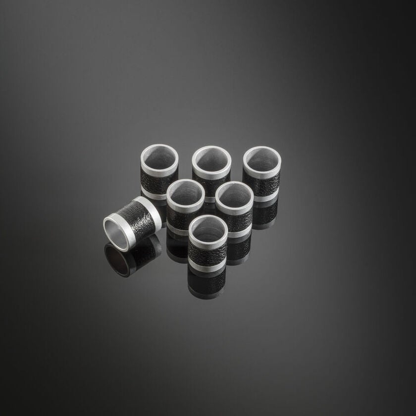 Dekorationshylsor silver