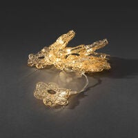 LED Dekolichterkette, goldfarb