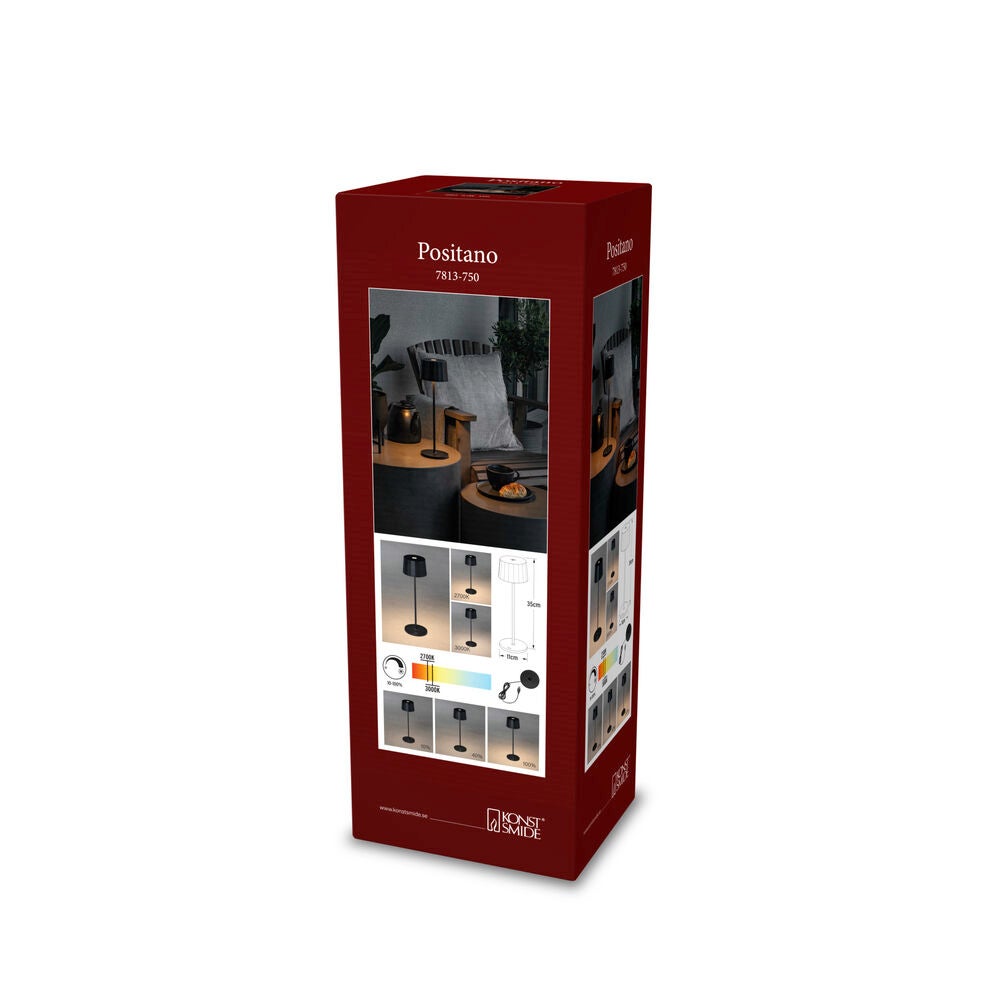 Positano table lamp usb black