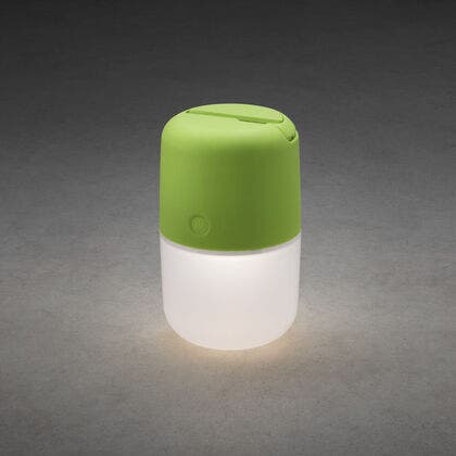Assisi solcell/USB LED grön