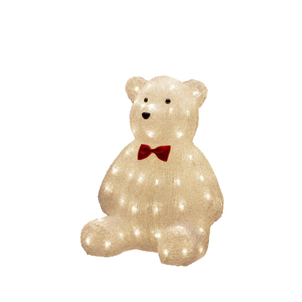 Acrylic Teddy Bear 38cm 64 LED