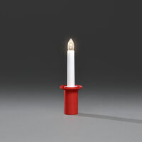B/O Red Lucia Maid Candle LED