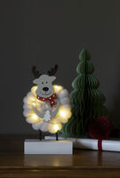 B/O Älg trä&bomull 6 LED