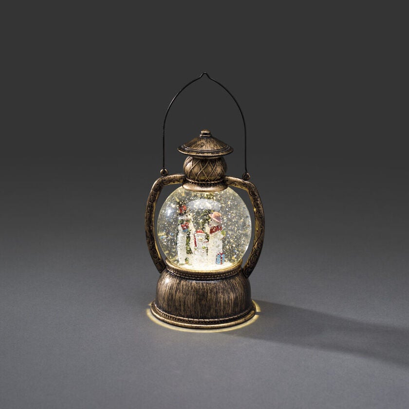 Water Lantern Snowman LED