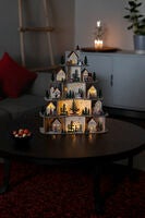 Xmas Dorf LED, B/O & Usb