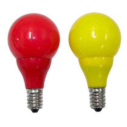 Sparebulb E14 red/yellow LED