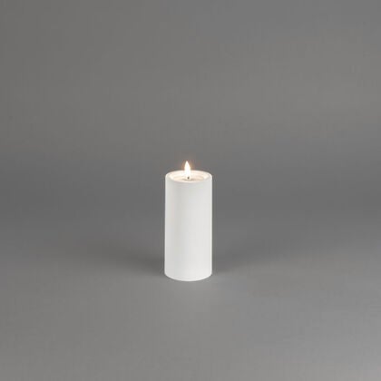 LED candle White 15cm 2xAA