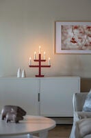 Träljusstake 5L,  brunbets