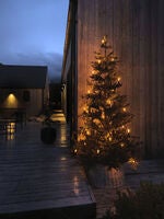 Julgransbelysning 16 LED ute