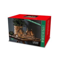 Wooden House Silhouette B/O