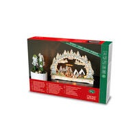 Siluett motiv 15 LED natur