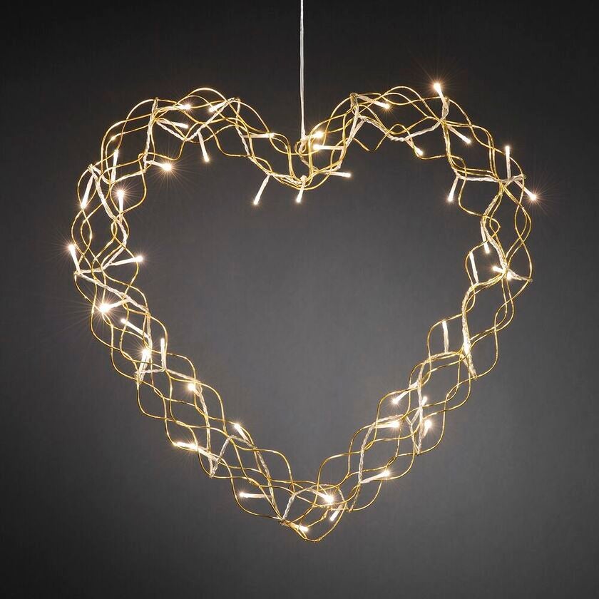 Heart of gold metal, LED