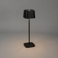 Capri table lamp usb black