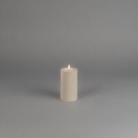 LED candle Beige 12cm 2xAA
