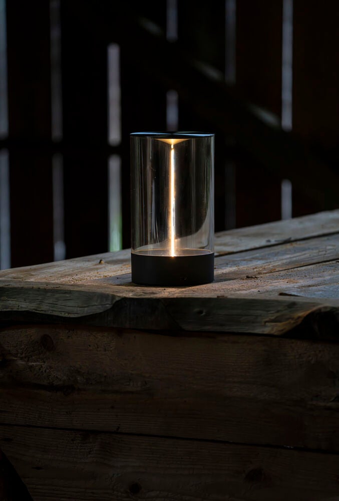 Edison M bordslampa M.Grå USB