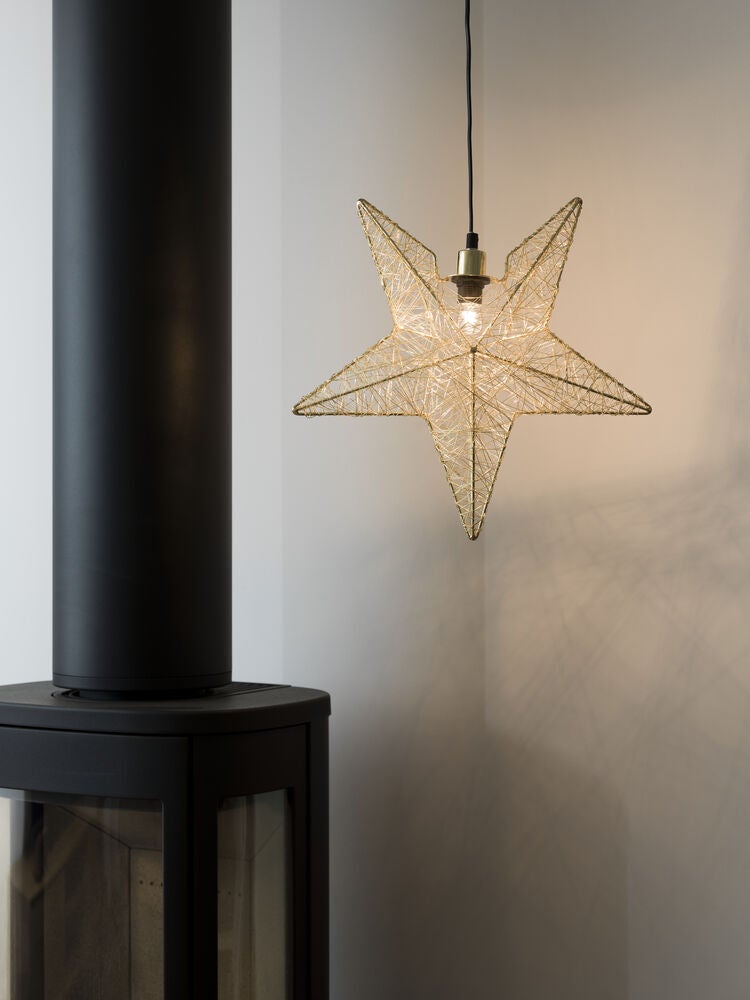 Hanging Metal Star, Silver