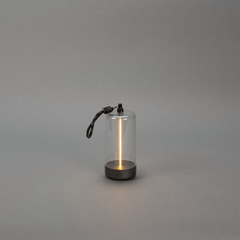 Edison XS bordslampa M.Grå USB
