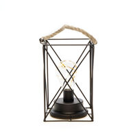LED Metalllaterne, eckig