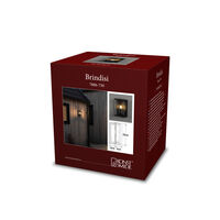 Brindisi mini vägg svart/klar