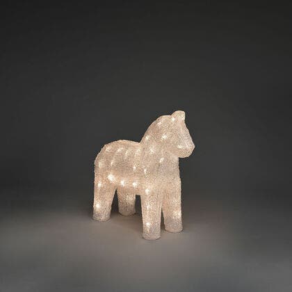 Häst akryl 32cm 48 Led