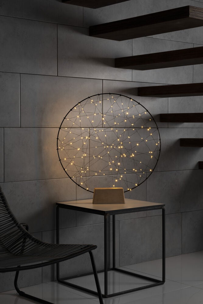 LED Metallleuchter Ring