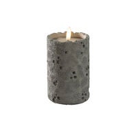B/O cement candle light LED