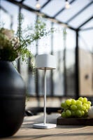 Capri mini bordslampa vit USB
