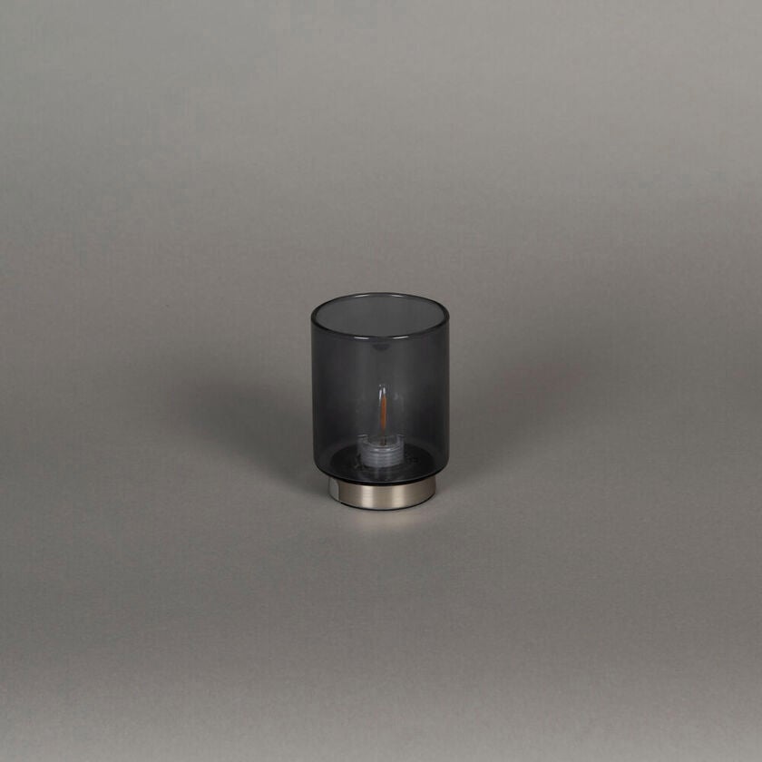 Laddbart glasljus. LED