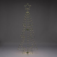 Metallgran mörkgrön 145 LED