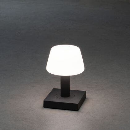 Monaco table lamp dark grey USB