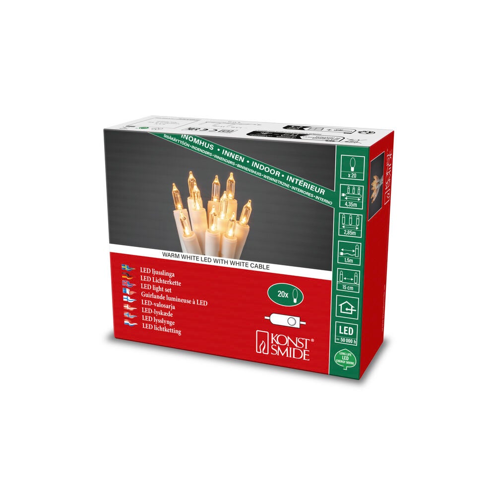 LED Lichterkette, mit an/aus S