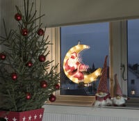 Fensterbild, Weihnachtsmann im