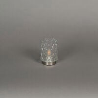 Rechargeable Glass Candle. LED