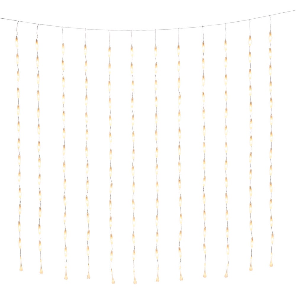 Gardinslinga droppar 400 LED
