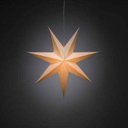 7 Point Paper Star 60cm White
