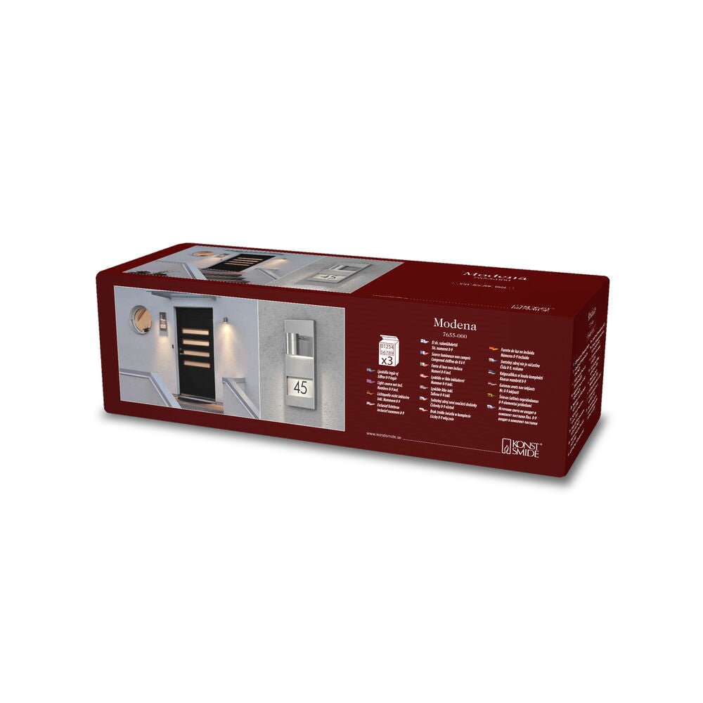 Modena vägglykta GU10