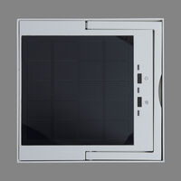 Portofino lanterna USB/sol vit