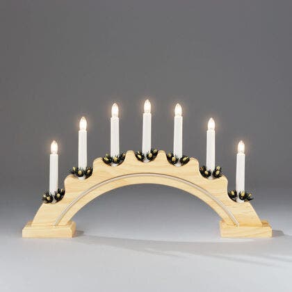 Candlestick wood natur