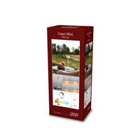 Capri mini bordsl gräddvit USB