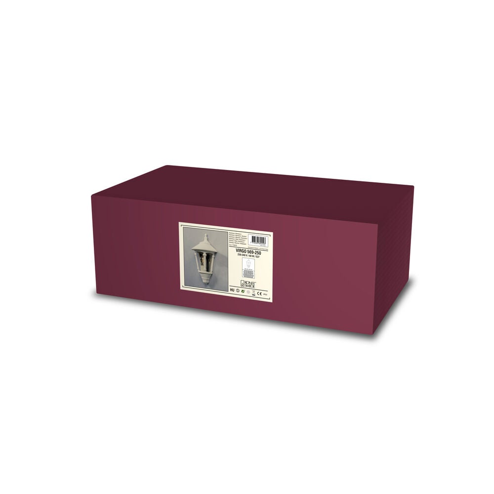 Virgo Flush Wall Light M.White