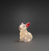Kanin akryl 24 LED 4xAA