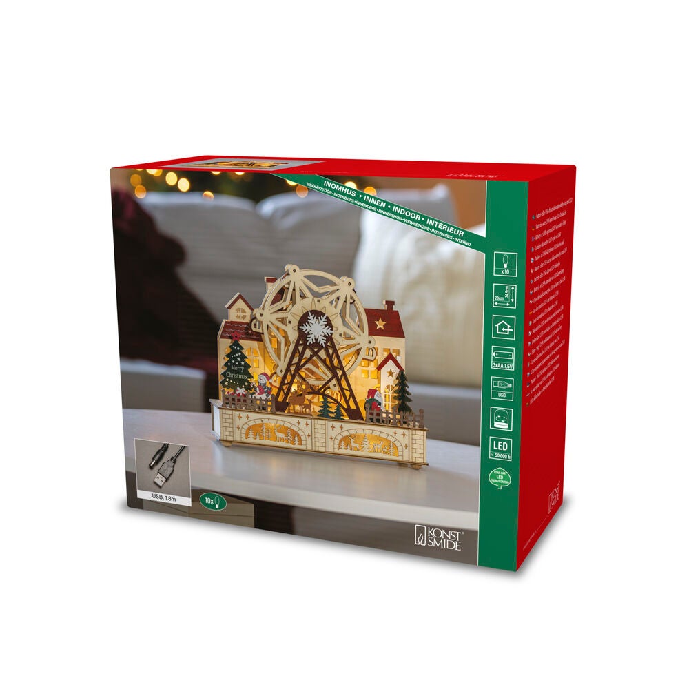 Santas tivoli LED B/O