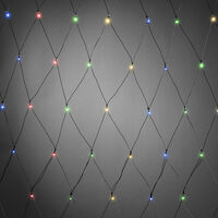 Nät 80 färgade LED 160x80 cm