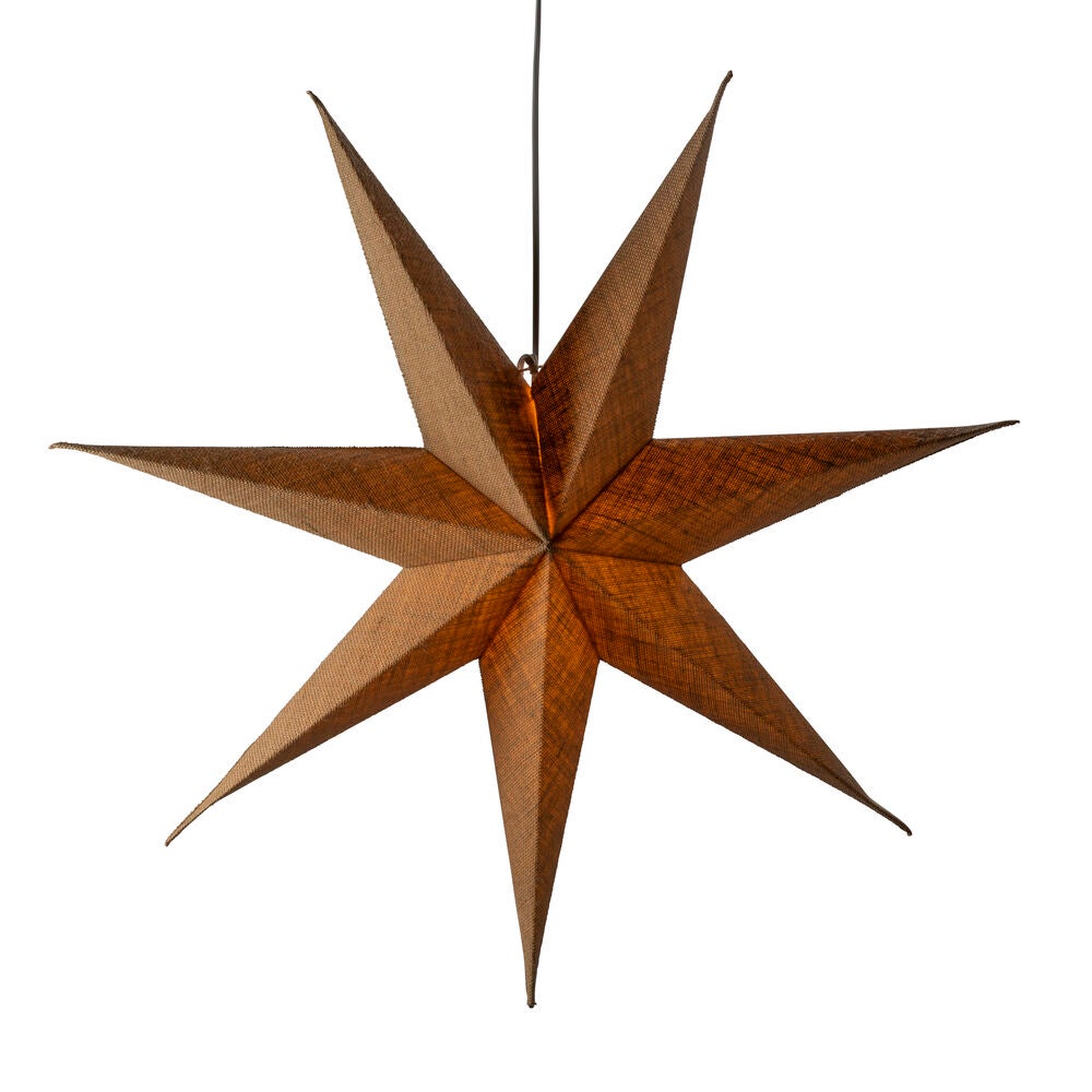 Pappersstjärna natur 78cm